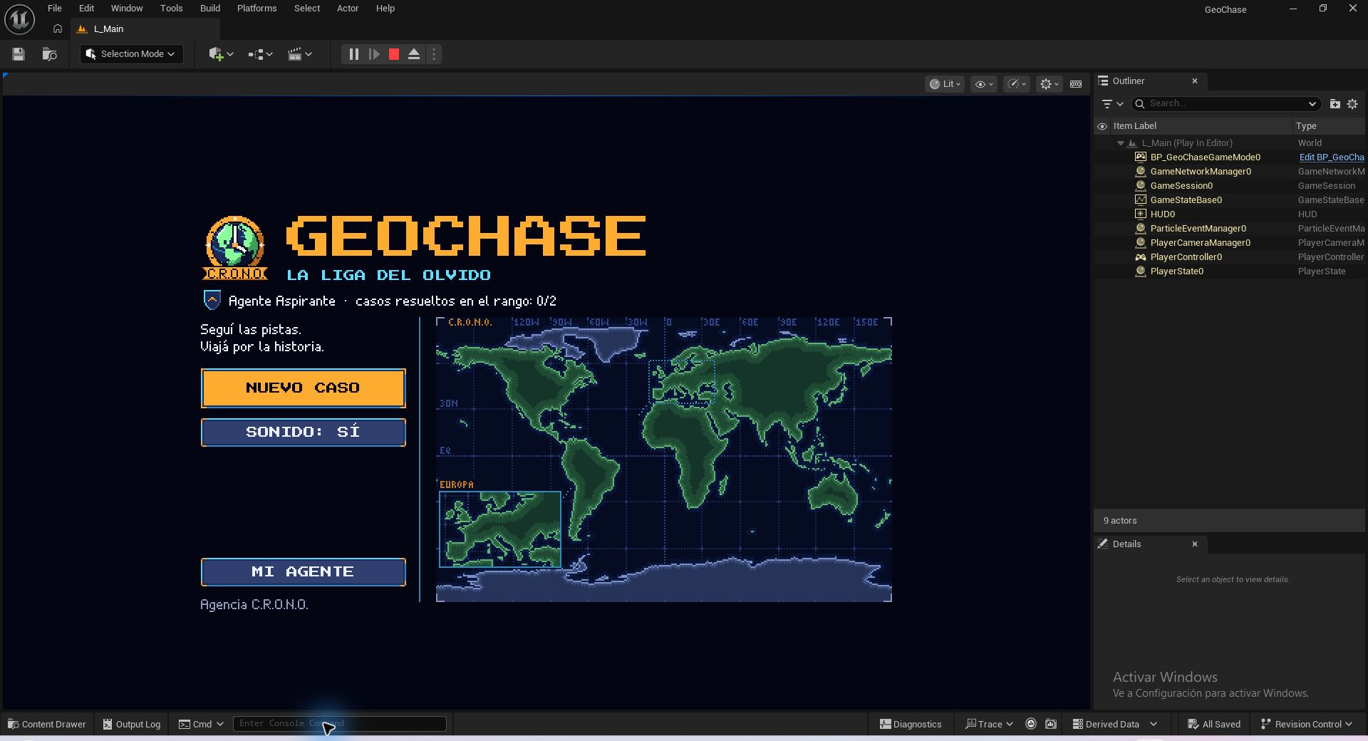 Screenshot of GeoChase: La Liga del Olvido